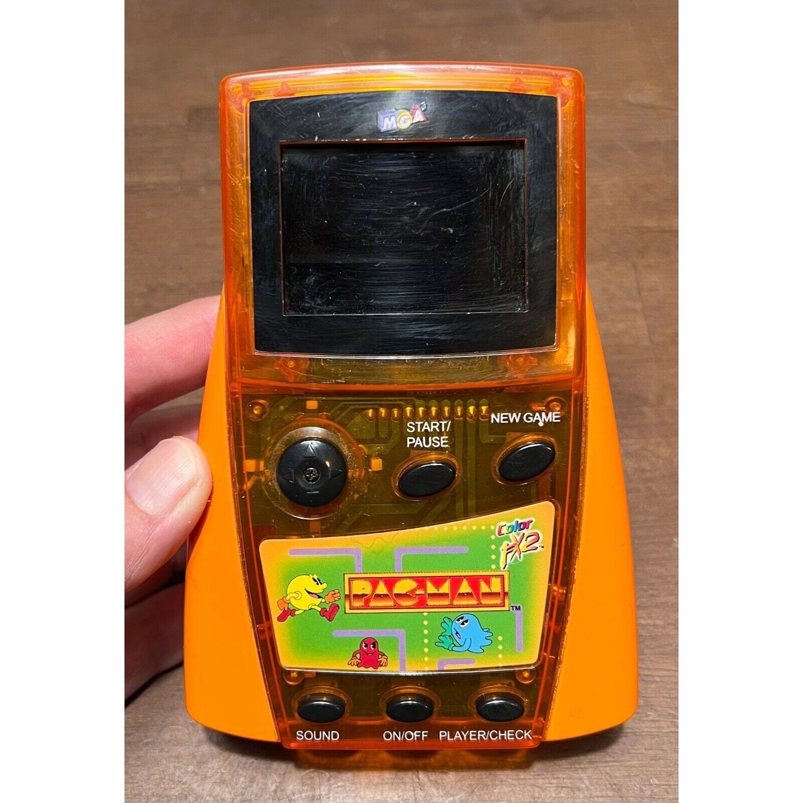 Pacman Game Electronic Handheld Orange Pac Man Pac-man Namco - Etsy
