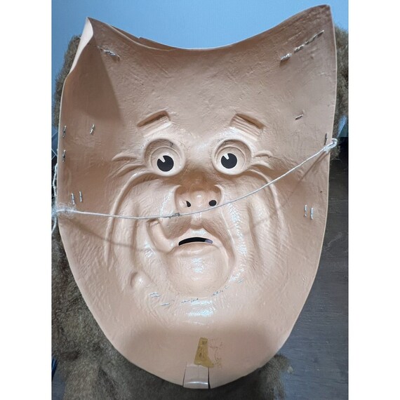 Vintage Plastic Halloween Mask Old Man with beard *Gr… Gem
