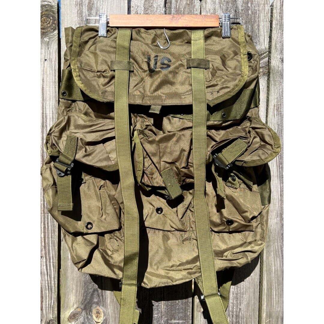 Vtg US Army Military Field Pack Combat Nylon Medium Rucksack Etsy