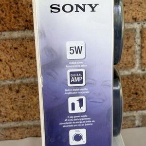 NEW old stock Sony Portable Speaker System SRS-M50 (Sealed) image 4
