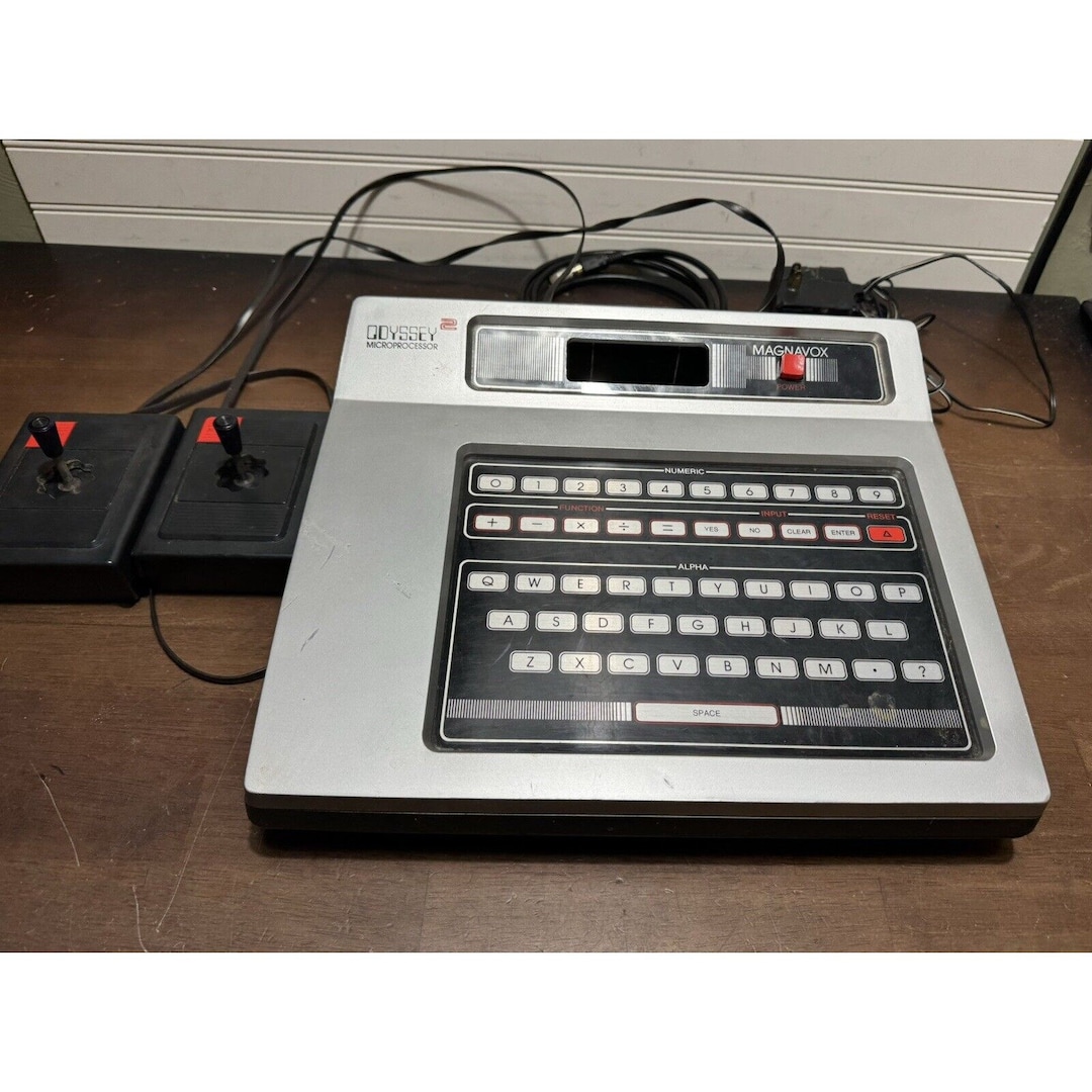 Magnavox Odyssey 2 Console Hardwired Controllers New Rf Cable
