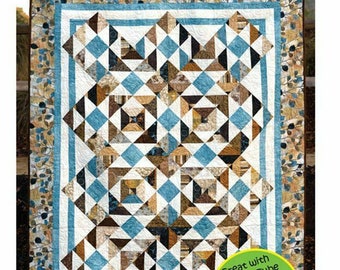 Big Star Little Star A Strip Club Pattern for 2 1//2/" Strips by Cozy Quilts