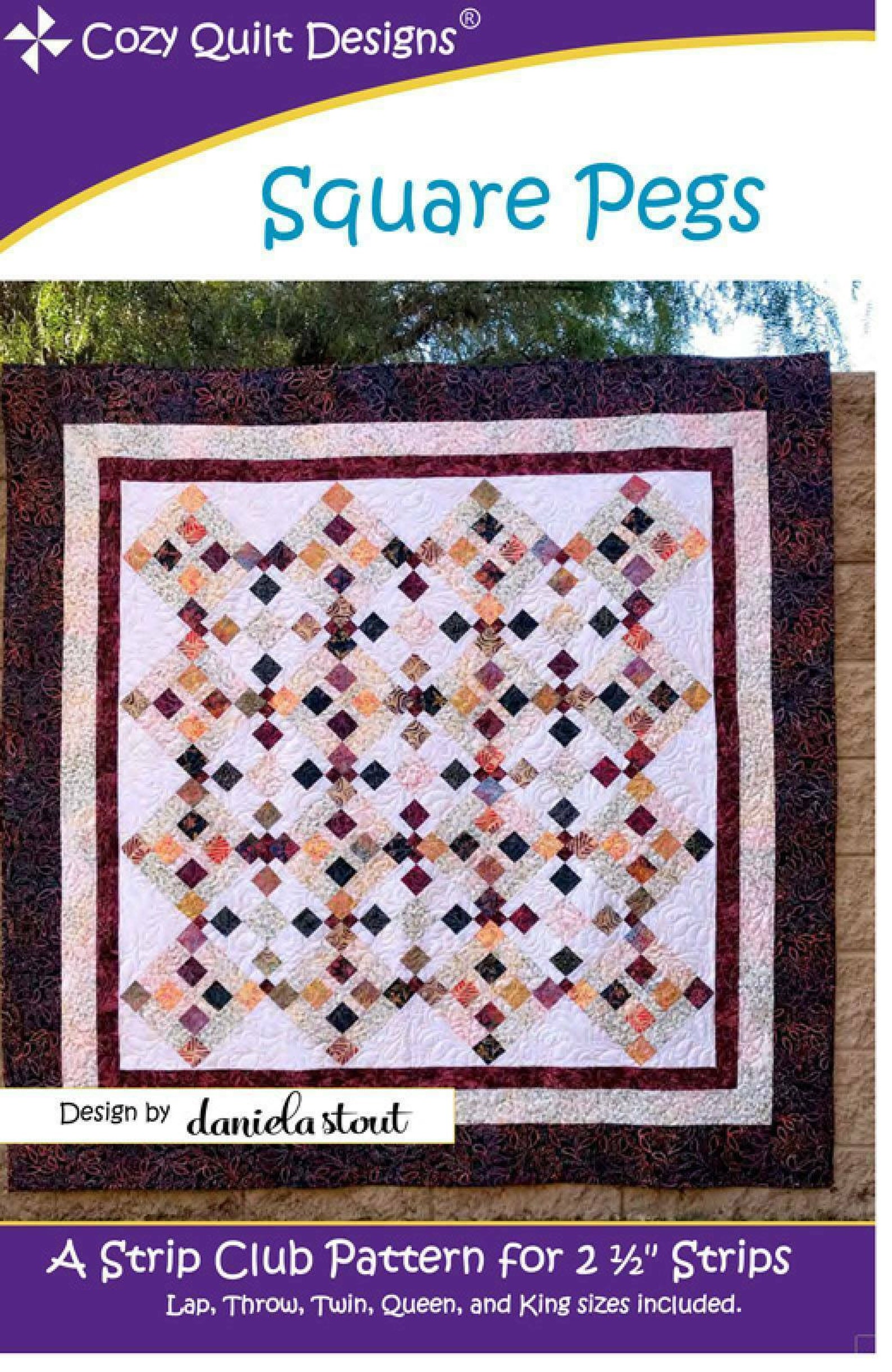 Square Pegs Cozy Quilt Designs Quilt Pattern Etsy
