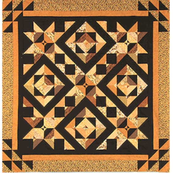 Star Crossed Quilt pattern cozy quilt designs Etsy