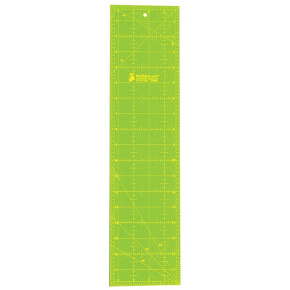 Ruler Matilda's Own Imperial Ruler 18in X 4.5in - Etsy