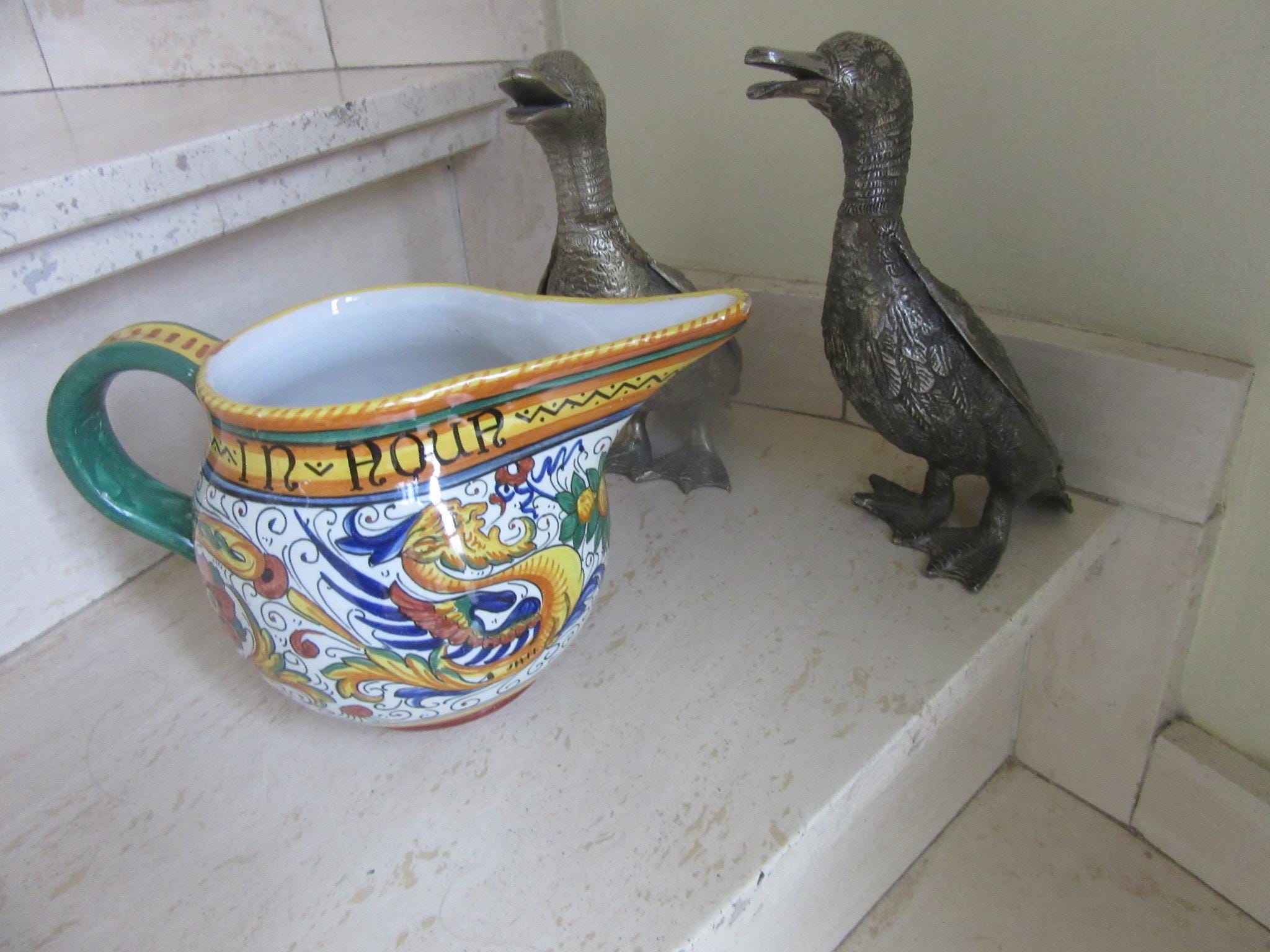 DERUTA ITALY RAFFAELLESCO ジャグ ピッチャー カラフェ ドラゴン柄