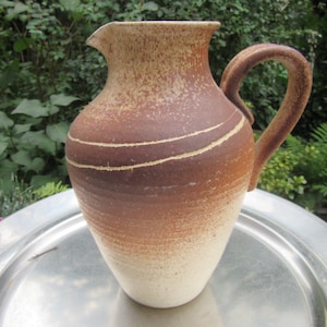 Verkauft: Denmark Studio Pottery - Danish mid century Modern Krug / Vase / Krug - vom Künstler signiert -vielleicht erkennen SIE die Signatur ?