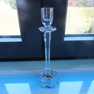 NACHTMANN GERMANY CANDLESTICK Candle Holder Crystal Vintage Modernist, priced to sell quickly ***