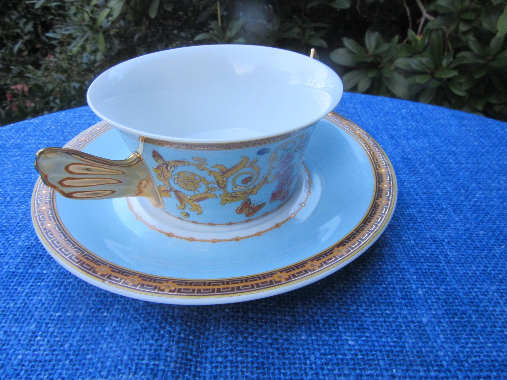 ROSENTHAL VERSACE Le Jardin De Versace - Soup Bowl With Handles