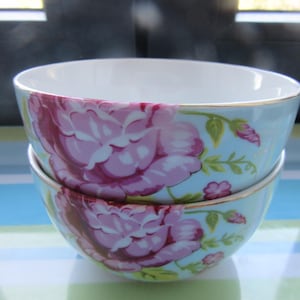 Tazze Pip Studio Royal Raja con motivo floreale rosa e blu