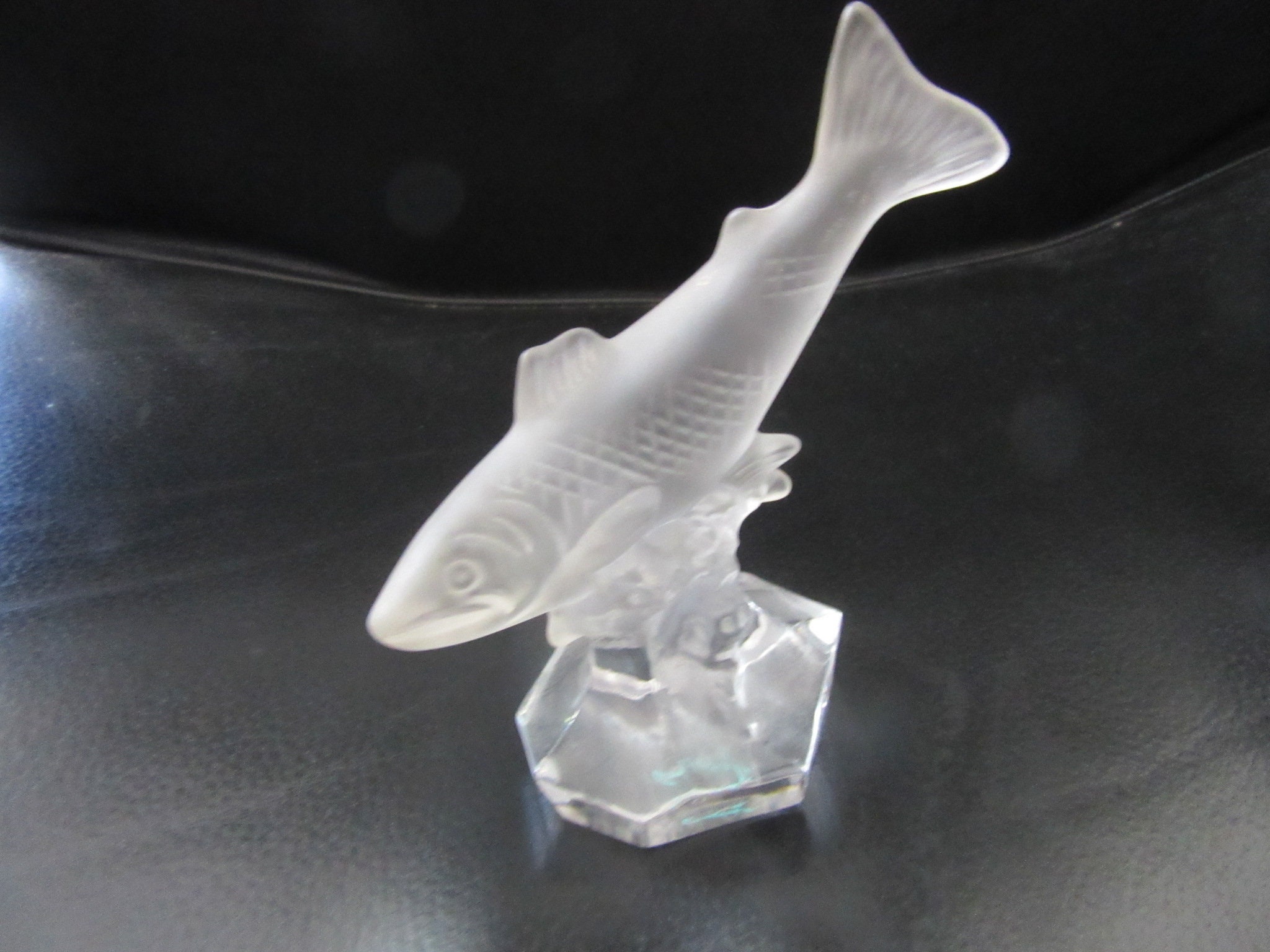 GOEBEL 24 LEAD CRYSTAL Fish Salmon Collection Paperweight / Etsy