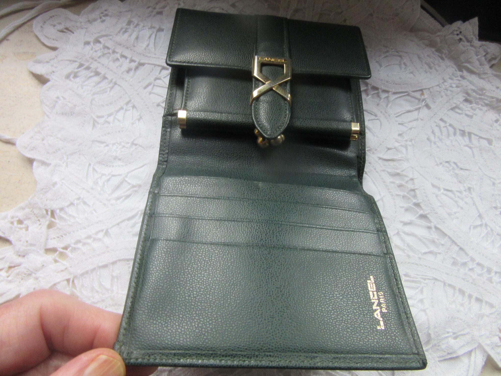 Lancel leather bag - Etsy 日本