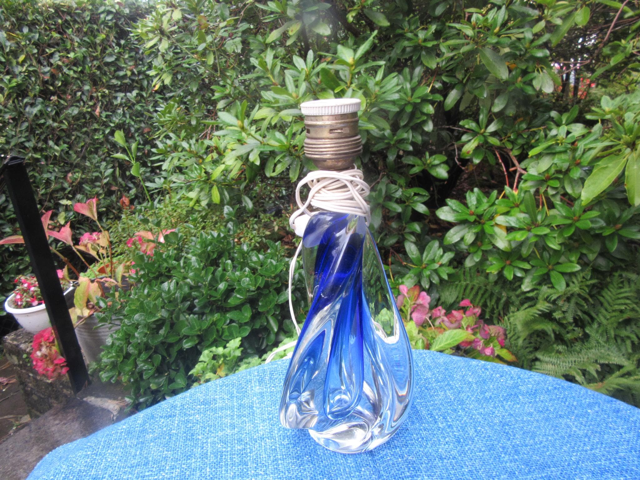 Val Saint Lambert Blue - Etsy