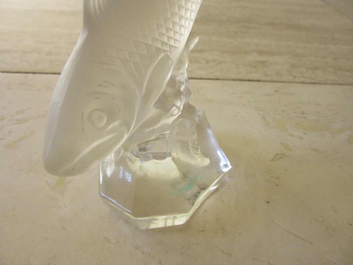 GOEBEL 24 LEAD CRYSTAL Fish Salmon Collection Paperweight / Etsy