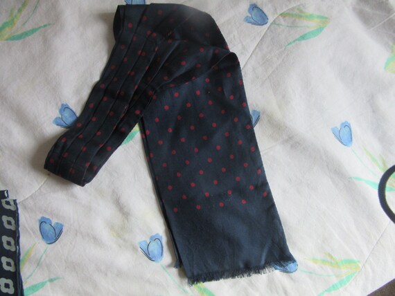 Men's pure silk cravat/tie/Ascot, scarf + Silk Po… - image 4