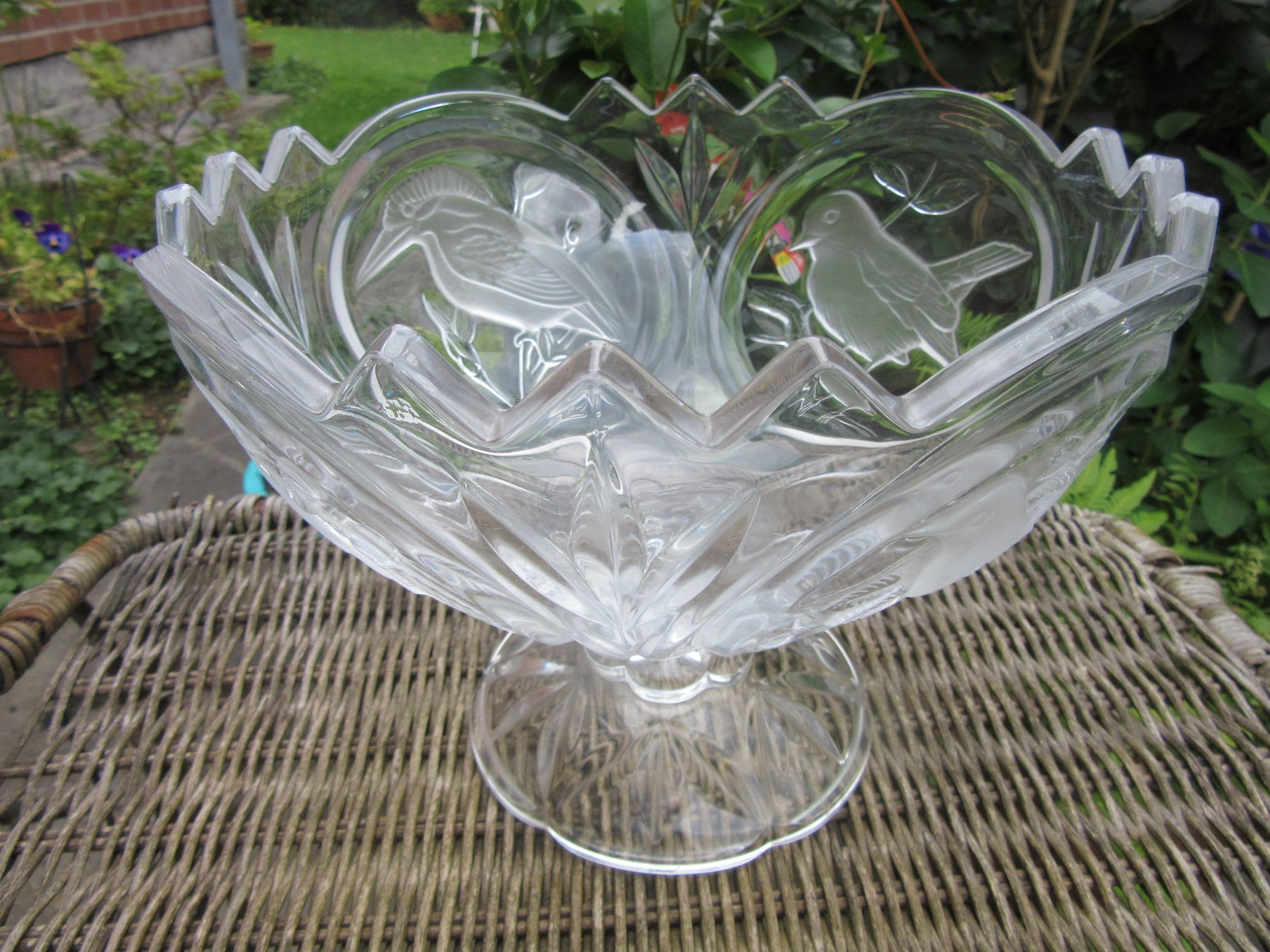 Walther Glas Germany Heavy Glass/Crystal Bowl with 4 different Etsy