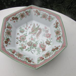 Bareuther Waldsassen Bavaria Germany Bowl Peacock/Bird, collectible, vintage retro ++++