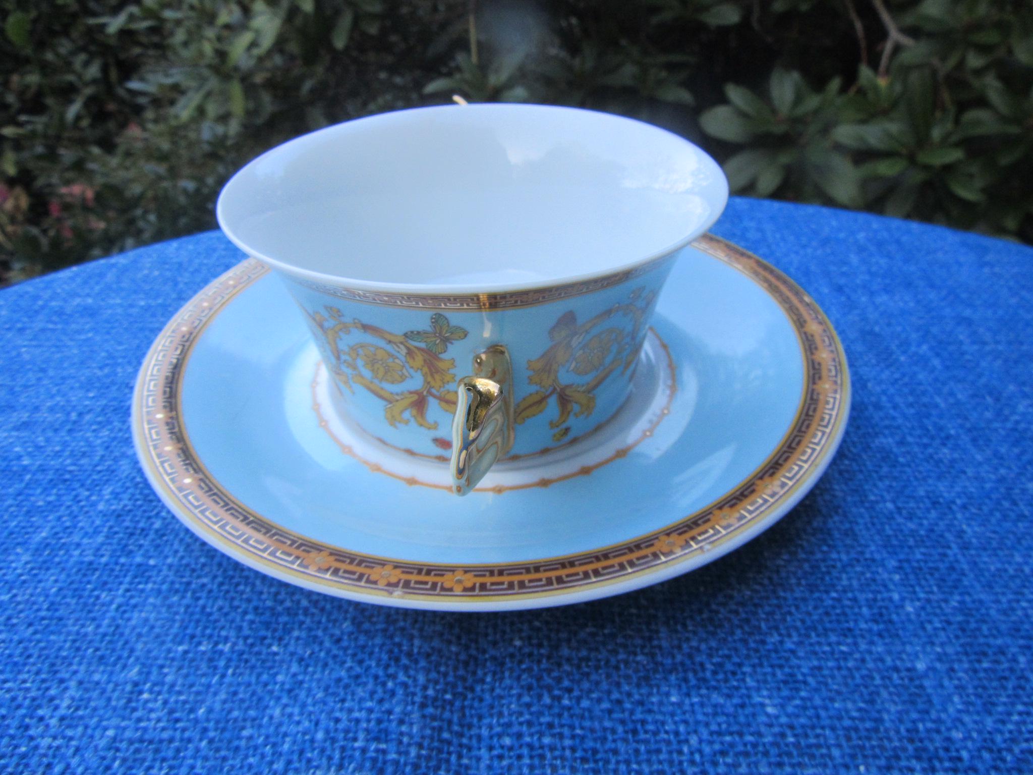 ROSENTHAL VERSACE Le Jardin De Versace - Soup Bowl With Handles