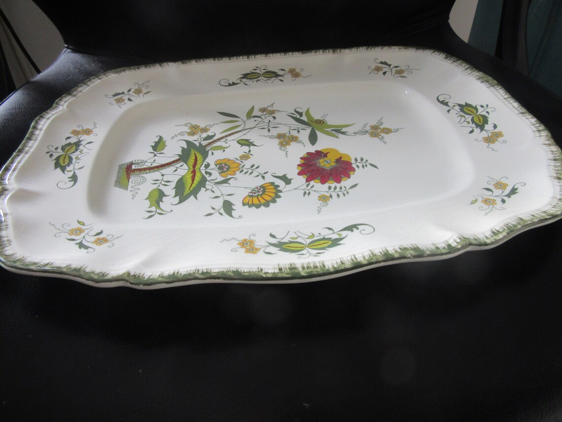 SARREGUEMINES French Serving Tray/ Dish/ Plate/ Platter Etsy