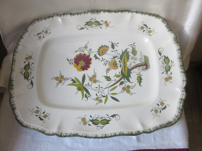 SARREGUEMINES French Serving Tray/ Dish/ Plate/ Platter Etsy