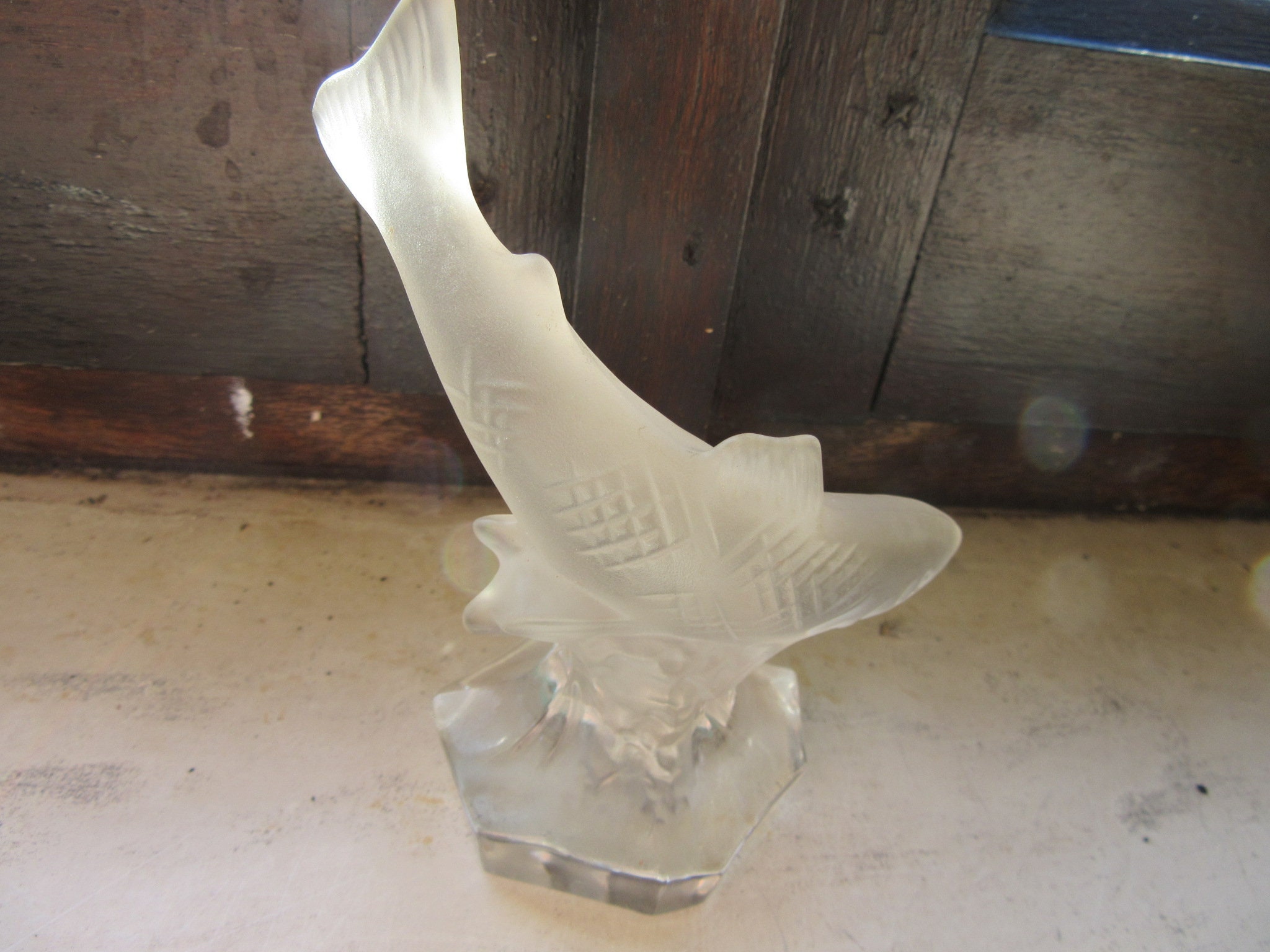 GOEBEL 24 LEAD CRYSTAL Fish Salmon Collection Paperweight / Etsy