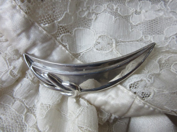 Sale : Christofle Silver Plated Brooch Pin, vinta… - image 5