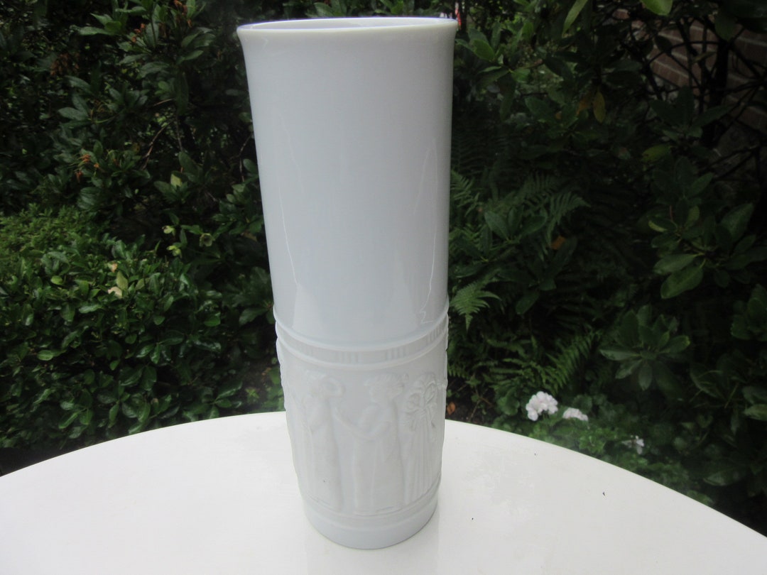 Royal Porzellan Bavaria Kpm Handarbeit Vase Weiß www.etsy.com