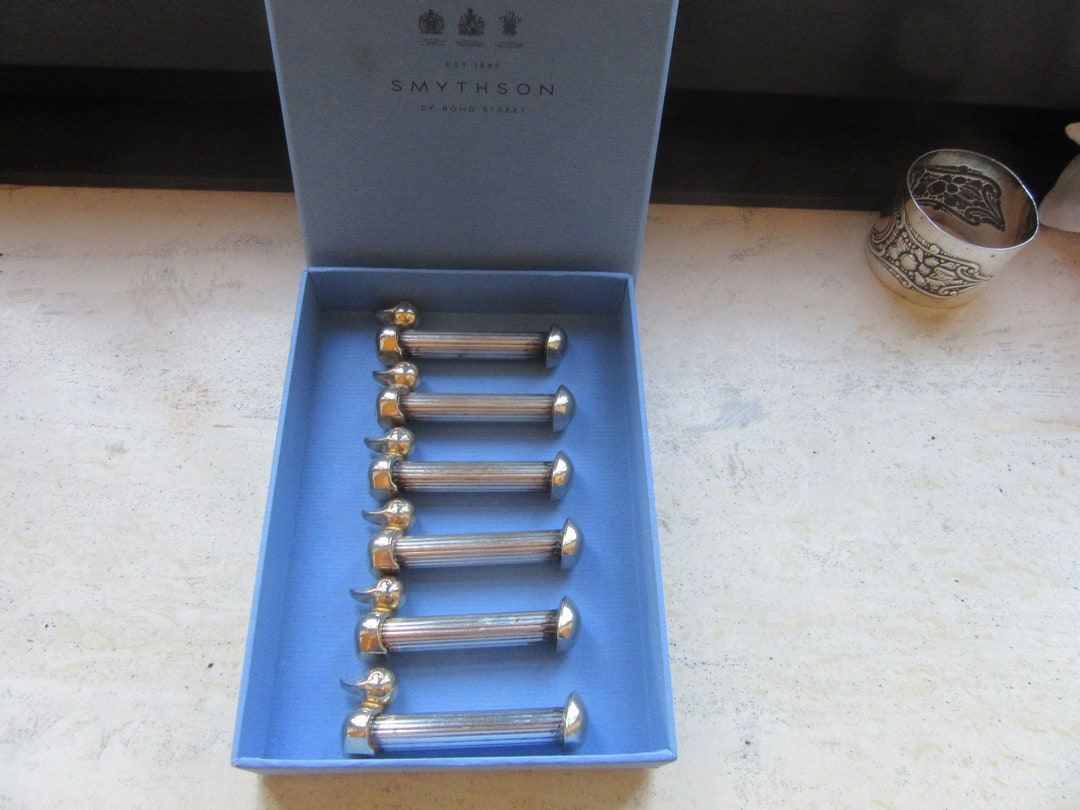 Coffret De 6 Porte-couteaux Canard En Céramique Céladon - Vert - Occasion