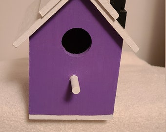 Purple Mailbox with Flag