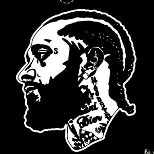 Nipsey Hussle SVG Cut File