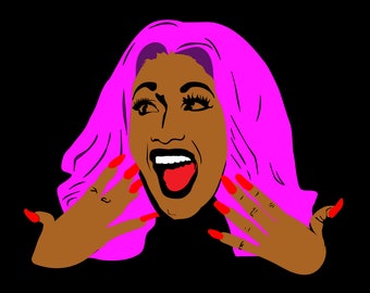 Cardi B SVG Cut File