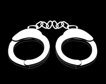 Handcuffs SVG ClipArt - Instant Download