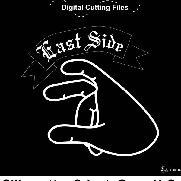 East Side Gang Sign Etsy UK