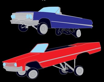 1964 Impala Low Rider SVG Cut File