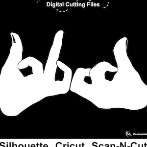 Blood Gang Sign SVG Cut File