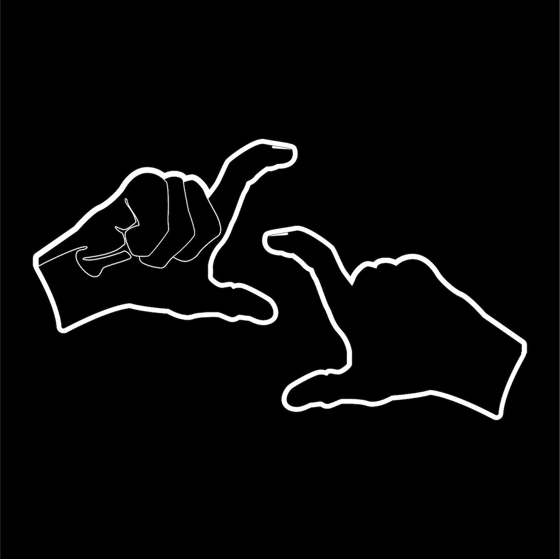 Crips Gang Zeichen SVG schneiden Datei Etsy