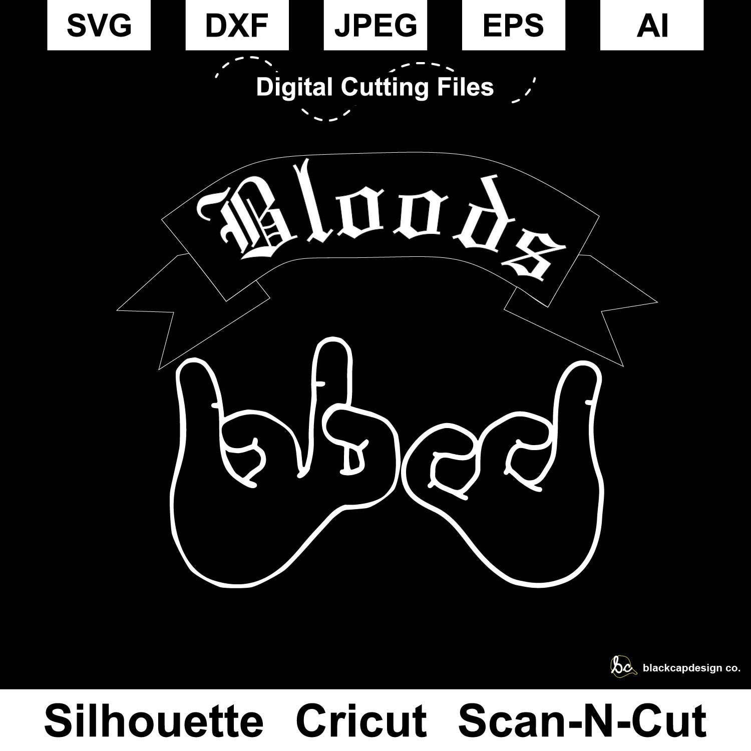 All Blood Gang Sign