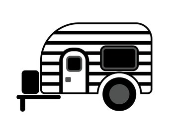 I'd Rather Be Camping SVG Cut File
