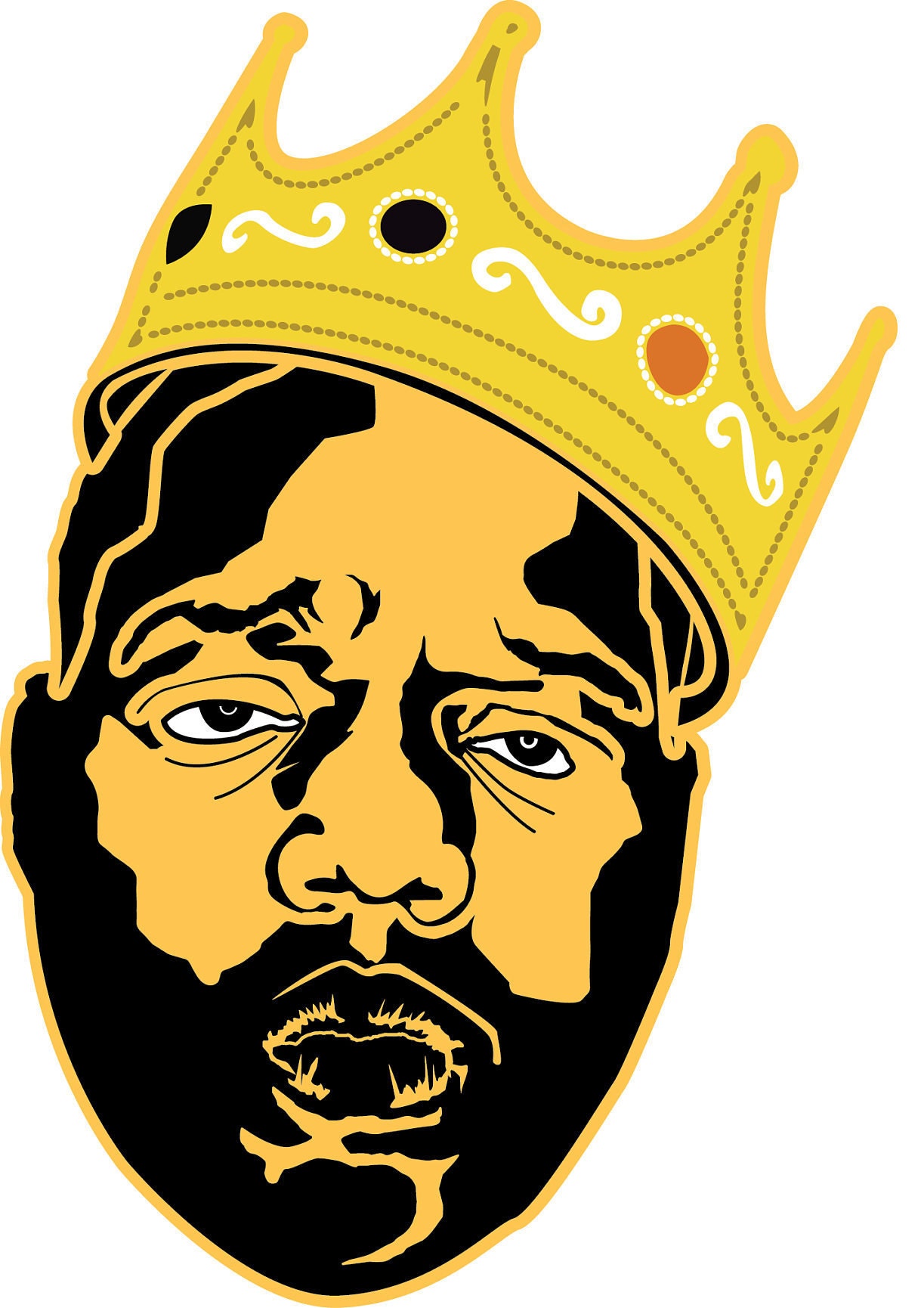 The Notorious B.I.G. 油絵 Biggie Smalls Notorious BIG 28in sq oil painting,framing