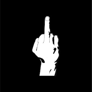 Middle Finger SVG Cut File