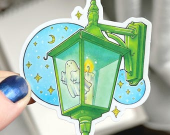 Cute Holographic Ghosts Vinyl Sticker