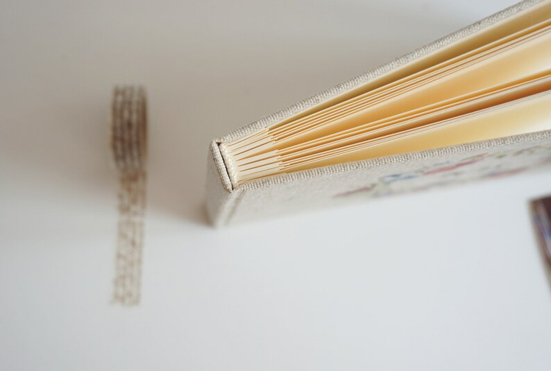 Blanc Photoalbum with Personalized Cover Album for Pictures Scrapbook Photo Guestbook 30 photos PERSONALIZED Photo Album