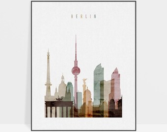 Berlin Skyline Etsy