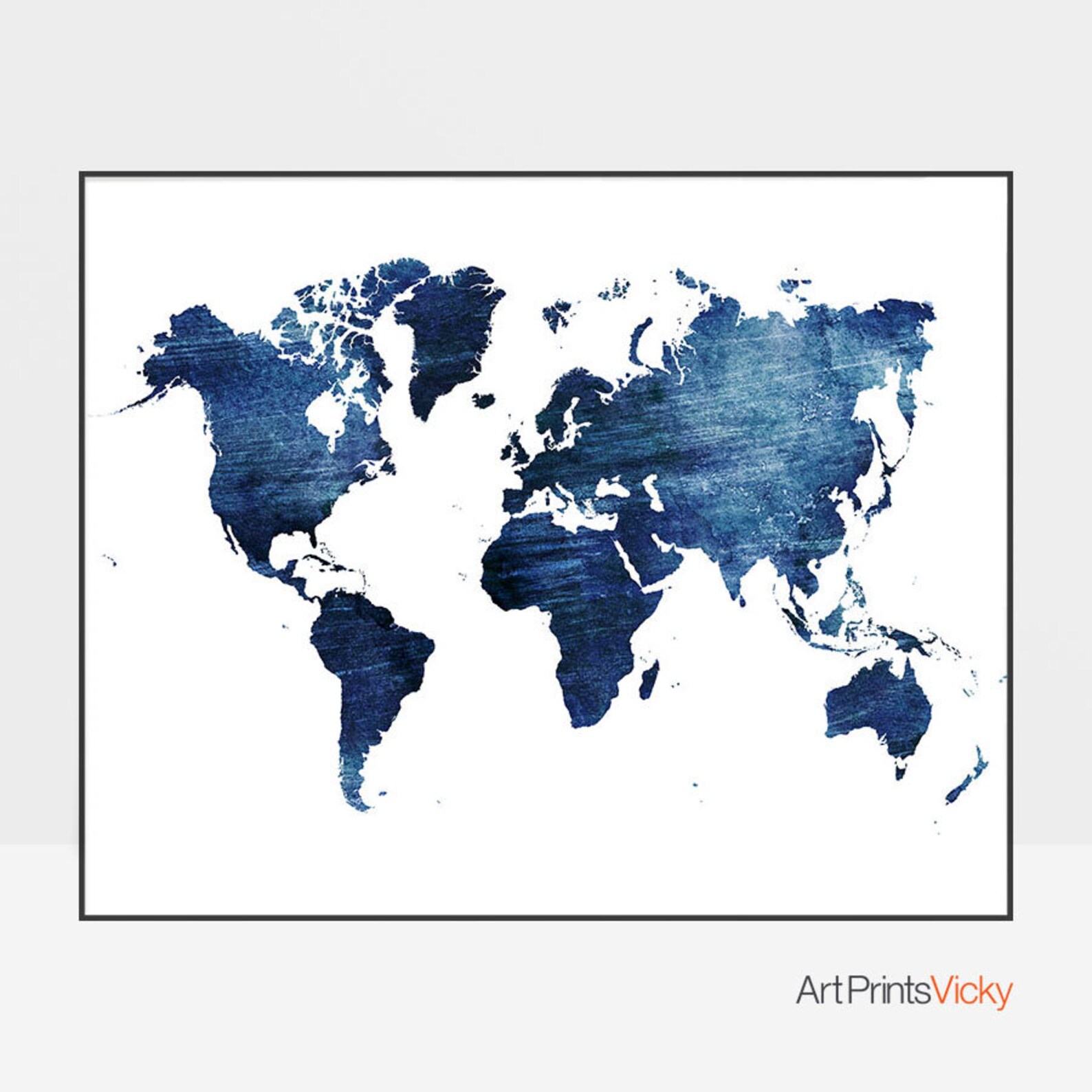 Large World Map Travel Map World Map Poster World Map Wall Etsy UK