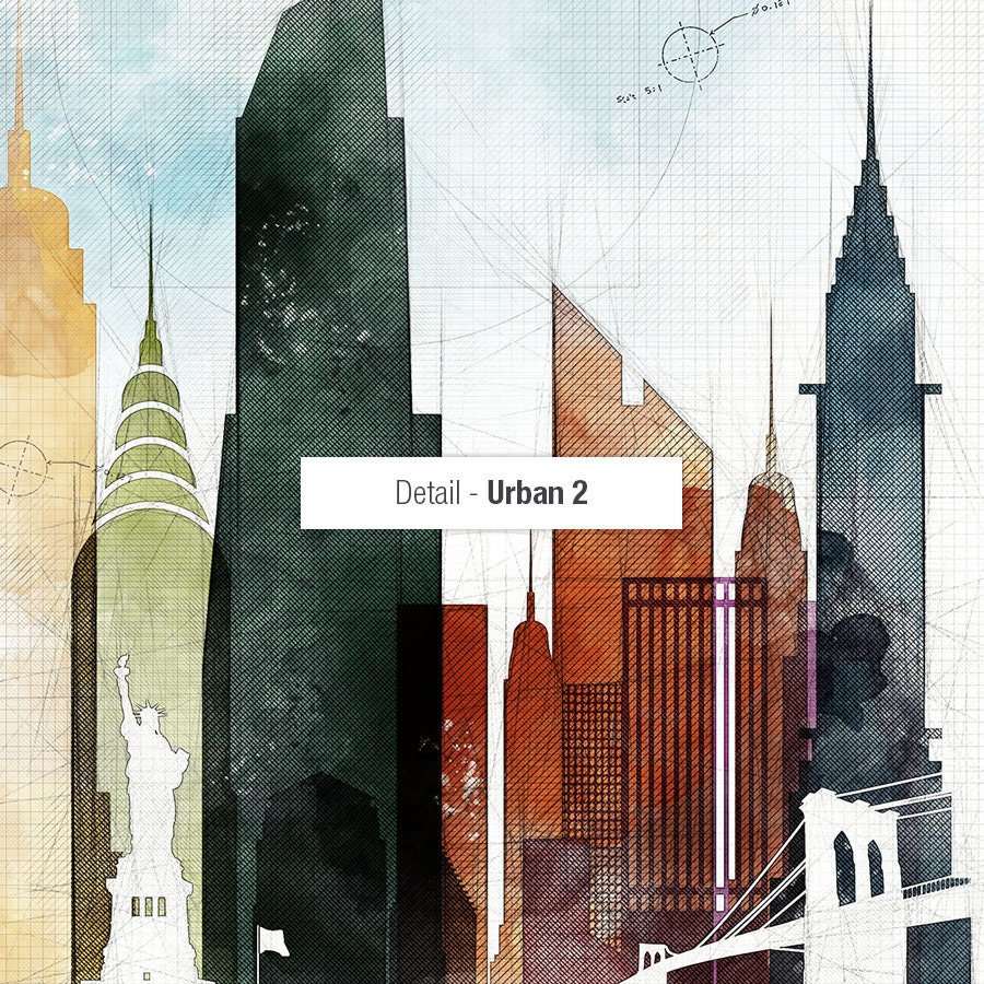 Tulsa skyline print Tulsa art poster Tulsa watercolor wall Etsy