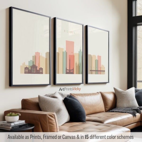 Richmond Skyline Etsy