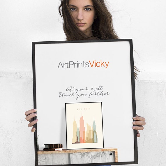 poster Minneapolis print Minneapolis skyline wall art ArtPrintsVicky