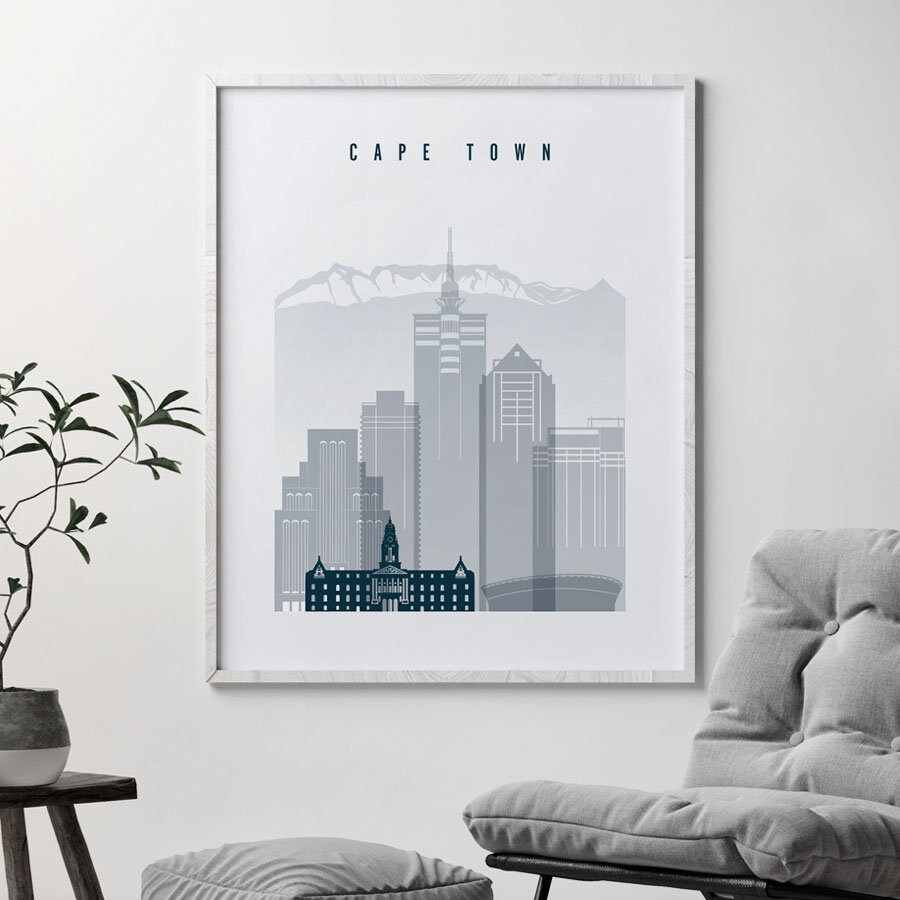 Cape Town Poster Cape Town Print Cape Town Art Wall Art Etsy