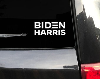 Biden-Harris 6 mil Bumper Sticker 4 x 3.5 Decal
