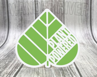 WATERPROOF PLANT POWERED Vegetarian & Vegan Sticker